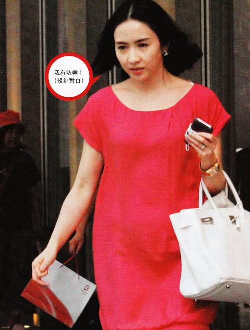 組圖:黎姿孕婦相挺大肚逛街被疑懷四月身孕